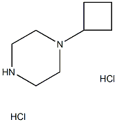 1-环丁基哌嗪双盐酸盐, 799557-65-6, 结构式