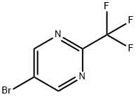 5-ブロモ-2-(トリフルオロメチル)ピリミジン 化学構造式