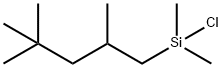 chlorodimethyl(2,4,4-trimethylpentyl)silane Struktur