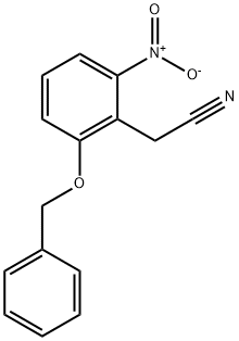 2-BENZYLOXY-6-NITROMETHYLCYANOBENZENE Structure