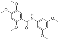 BENZAMIDE, N-(3,5-DIMETHOXYPHENYL)-2,4,5-TRIMETHOXY- 结构式