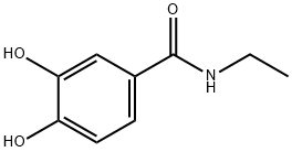 BenzaMide, N-ethyl-3,4-dihydroxy- Structure
