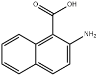 2-アミノ-1-ナフトエ酸 化学構造式