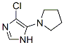 1H-Imidazole,  4-chloro-5-(1-pyrrolidinyl)-  (9CI),799814-74-7,结构式