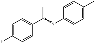 Benzenamine, N-[1-(4-fluorophenyl)ethylidene]-4-methyl- (9CI) Structure