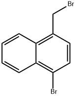 1-BROMO-4-(BROMOMETHYL)NAPHTHALENE Struktur