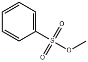 Methyl benzenesulfonate Struktur