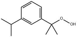 1-メチル-1-(3-イソプロピルフェニル)エチルヒドロペルオキシド 化学構造式