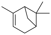  α-ピネン 化学構造式