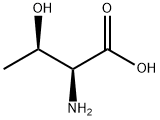 DL-苏氨酸 结构式