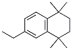 6-ethyl-1,2,3,4-tetrahydro-1,1,4,4-tetramethylnaphthalene Struktur