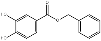 Benzoic acid, 3,4-dihydroxy-, phenylMethyl ester 化学構造式