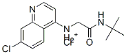 (7-chloroquinolin-4-yl)-(tert-butylcarbamoylmethyl)azanium chloride 结构式