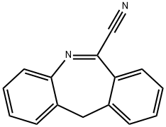 11H-Dibenzo[b,e]azepine-6-carbonitrile Struktur