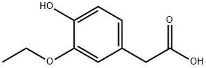 3-ETHOXY-4-HYDROXYPHENYLACETIC ACID Structure