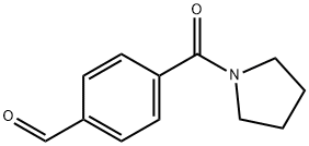 4-(PYRROLIDINE-1-CARBONYL)-BENZALDEHYDE Struktur