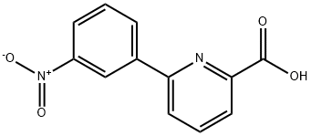 6-(3-硝基苯基)-2-吡啶甲酸, 80021-34-7, 结构式