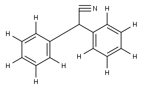 Diphenylacetonitrile,80024-91-5,结构式
