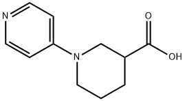 1-(PYRIDIN-4-YL)-PIPERIDINE-3-CARBOXYLIC ACID, 80028-29-1, 结构式