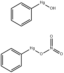 硝酸苯汞, 8003-05-2, 结构式