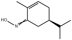 2-Cyclohexen-1-one,2-methyl-5-(1-methylethyl)-,oxime,(5R)-(9CI) Structure