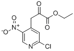 ETHYL 3-(2-CHLORO-5-NITROPYRIDIN-4-YL)-2-OXOPROPANOATE Structure