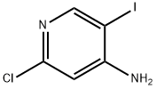 2-Chloro-5-iodo-4-pyridinamine Structure