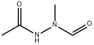 1-acetyl-2-methyl-2-formylhydrazine Structure