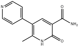 米力农相关化合物A(50毫克)(1,6-二氢- 2 -甲基- 6 -氧(3,4'-联吡啶)-5 -甲酰胺) 结构式