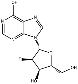 2'-Deoxy-2'-fluoro-D-inosine Structure
