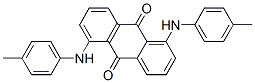 1,5-ビス[(4-メチルフェニル)アミノ]-9,10-アントラセンジオン/1,8-ビス[(4-メチルフェニル)アミノ]-9,10-アントラセンジオン 化学構造式