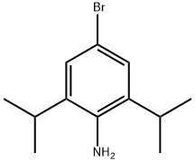 4-溴-2,6-二异丙基苯胺,80058-84-0,结构式