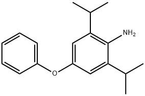 4-苯氧基-2,6-二异丙基苯胺 结构式