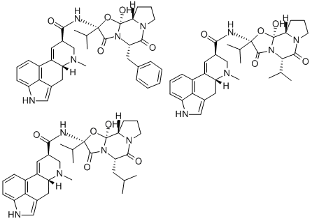 麦角毒碱, 8006-25-5, 结构式