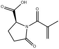 1-(2-methyl-1-oxoallyl)-5-oxo-L-proline Struktur