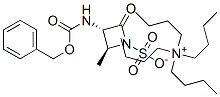 TETRABUTYLAMMONIUM (2S,3S)-3-{[(BENZYLOXY)CARBONYL]AMINO}-2-METHYL-4-OXOAZETIDINE-1-SULFONATE Struktur
