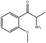 1-Propanone,  2-amino-1-(2-methoxyphenyl)- Structure