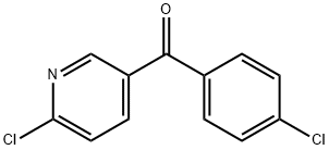 5-(4-氯苯甲酰基)-2-氯吡啶, 80099-94-1, 结构式