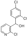 2-Chloro-alpha-(2,4-dichlorophenyl)-3-pyridinemethanol Struktur
