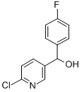 3-Pyridinemethanol, 6-chloro-alpha-(4-fluorophenyl)- Struktur