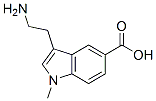 Indole-5-carboxylic acid, 3-(2-aminoethyl)-1-methyl- (8CI) Structure