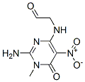 Acetaldehyde, [(2-amino-1,6-dihydro-1-methyl-5-nitro-6-oxo-4-pyrimidinyl)amino]- (8CI) Struktur