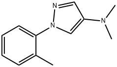 Pyrazole, 4-(dimethylamino)-1-o-tolyl- (8CI) 结构式