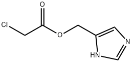 Acetic  acid,  chloro-,  imidazol-4-ylmethyl  ester  (8CI) Struktur