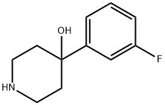 4-(3-FLUORO-PHENYL)-PIPERIDIN-4-OL Structure