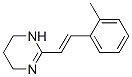 Pyrimidine, 1,4,5,6-tetrahydro-2-(o-methylstyryl)-, (E)- (8CI) 结构式