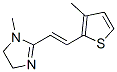 2-Imidazoline,1-methyl-2-[2-(3-methyl-2-thienyl)vinyl]-,(E)-(8CI) Struktur