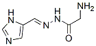 Glycine,  (imidazol-4-ylmethylene)hydrazide  (8CI) Structure