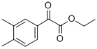 2-(3,4-二甲基苯基)-2-氧代乙酸乙酯, 80120-32-7, 结构式