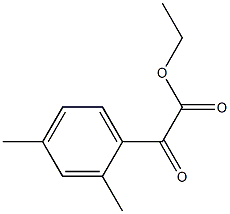 2,4-ジメチルベンゾイルぎ酸エチル 化学構造式